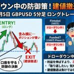 5月5日のトレード振り返り｜ドローダウン中のGBPUSDロング、建値撤退した理由